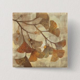 Gingko 2 Inch Square Button