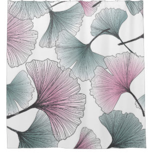 Gingko biloba hand-drawn.