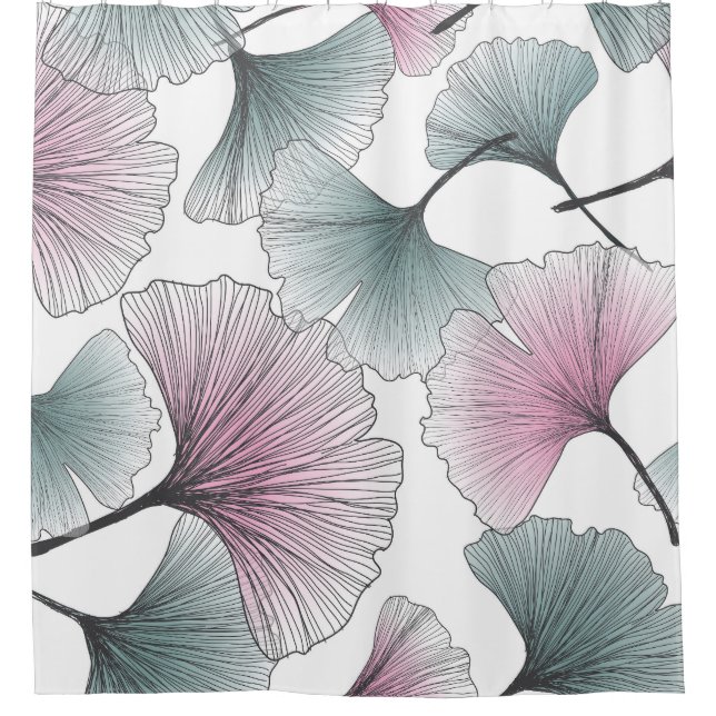 Gingko biloba hand-drawn. (Front)
