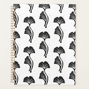 Gingko Leaf Lino Print  Planner