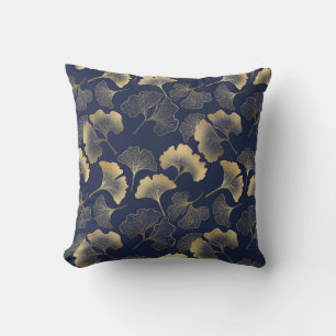 Gingko Leaves Throw Pillow