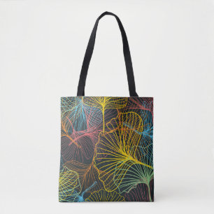 Gingko Pattern Tote Bag