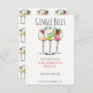 GINgle Bells  Invitations de Noël