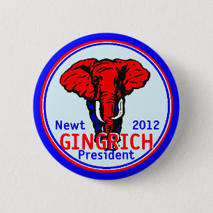 Gingrich 2012 Button