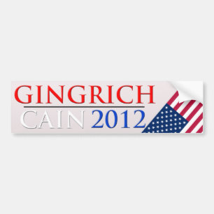 Gingrich/Cain 2012 bumper sticker