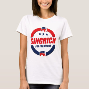 GINGRICH FOR PRESIDENT (Republican) T-Shirt