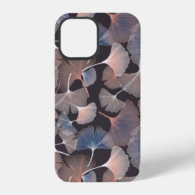 Ginhko leave pattern iPhone case (Back)