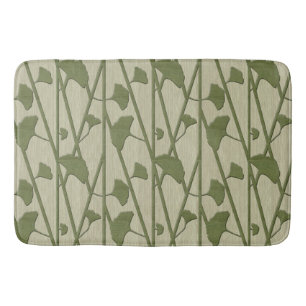 ginkgo biloba bath mat