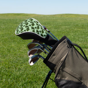 Ginkgo Biloba Leaves Abstract Golf Head Cover