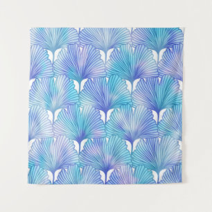 Ginkgo Biloba Leaves Autumn Pattern Tapestry