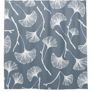 Ginkgo biloba leaves seamless pattern