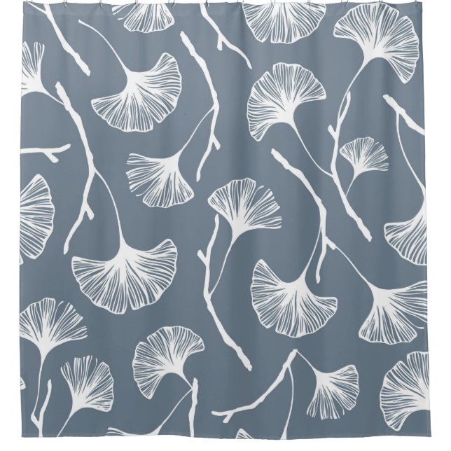 Ginkgo biloba leaves seamless pattern (Front)