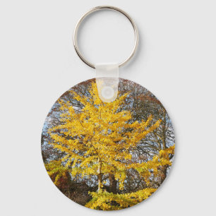 Ginkgo Biloba Tree Keyring