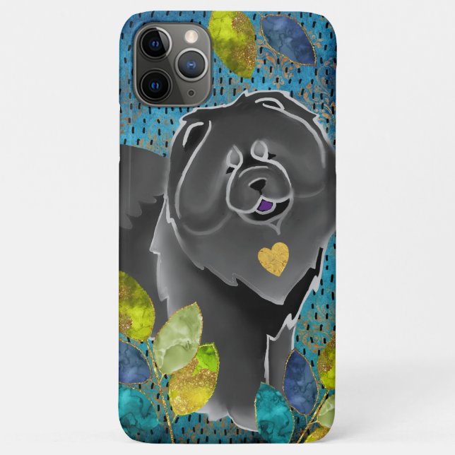 GINKGO BLACK CHOW IPHONE 11 PRO MAX CASE (Back)