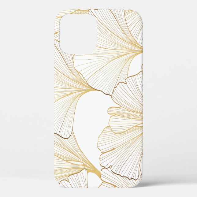 Ginkgo Gold: Luxurious Leaf Arrangement Case-Mate iPhone Case (Back)
