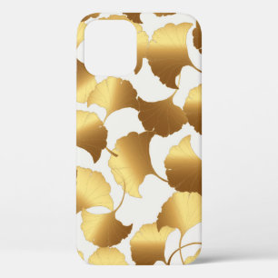 Ginkgo Gold: Luxury Vintage Design. iPhone 12 Case