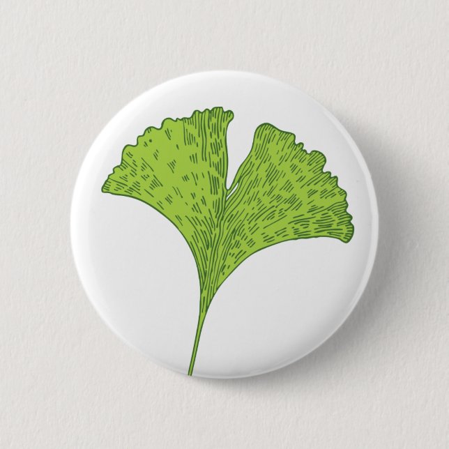 Ginkgo Leaf Button (Front)