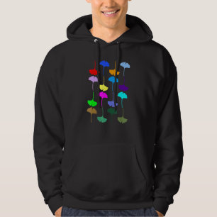Ginkgo Leaf Diversity I Love Nature Garden Bota Hoodie