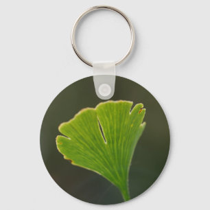 Ginkgo Leaf Key Ring