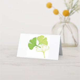 Ginkgo Leaf Place Card