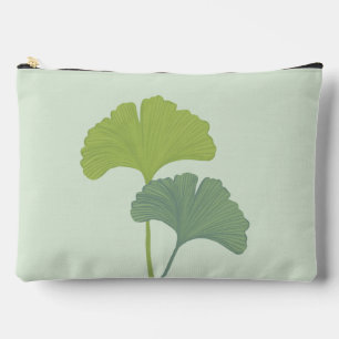 Ginkgo Leaves Customizable Background Colours Accessory Pouch