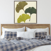 Ginkgo Leaves Customizable Background Colours