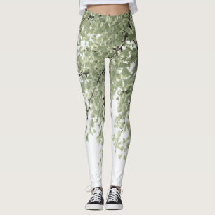 Ginkgo Leaves Dream #4 #wall #decor #art Leggings