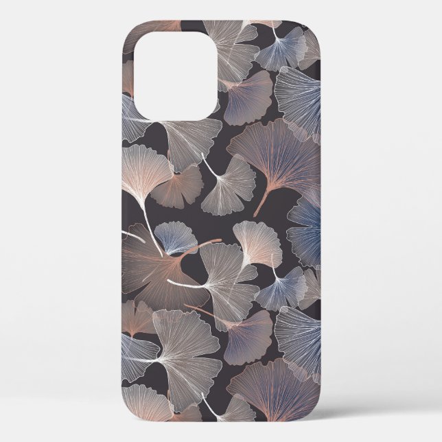 Ginkgo leaves: elegant natural pattern. Case-Mate iPhone case (Back)