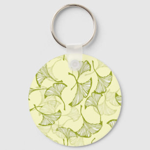 Ginkgo Leaves Keychain