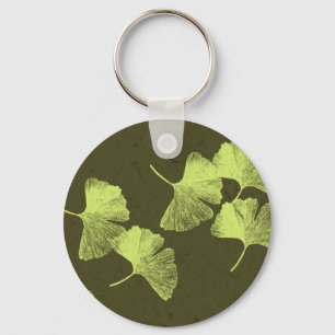 Ginkgo Leaves Keychain