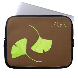 Ginkgo Leaves Laptop Sleeve | Customizable