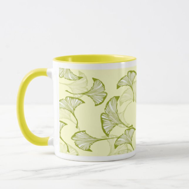 Ginkgo leaves mug (Left)