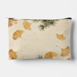 Ginkgo & Pine Needle Print Cut Sew Bag
