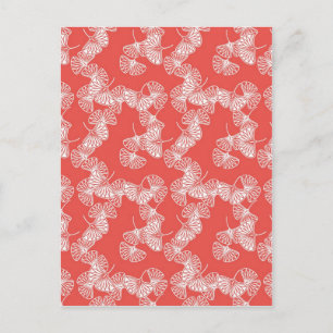 Ginkgo Red Postcard