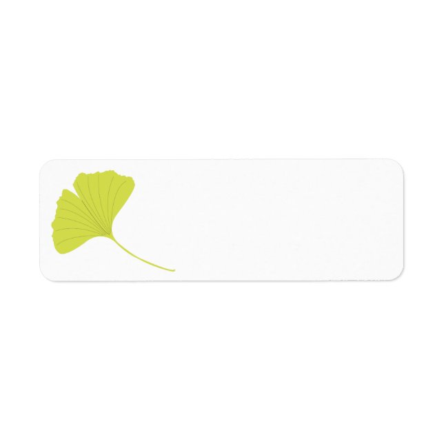 Ginkgo Return Address Label (Front)