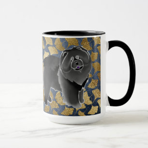 GINKGO the black  chow Mug