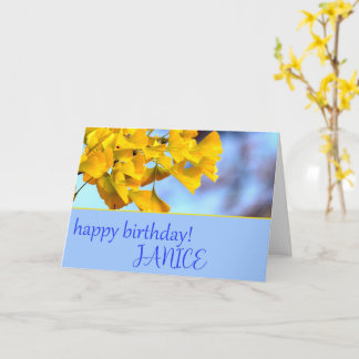 Ginko Biloba Greeting Card