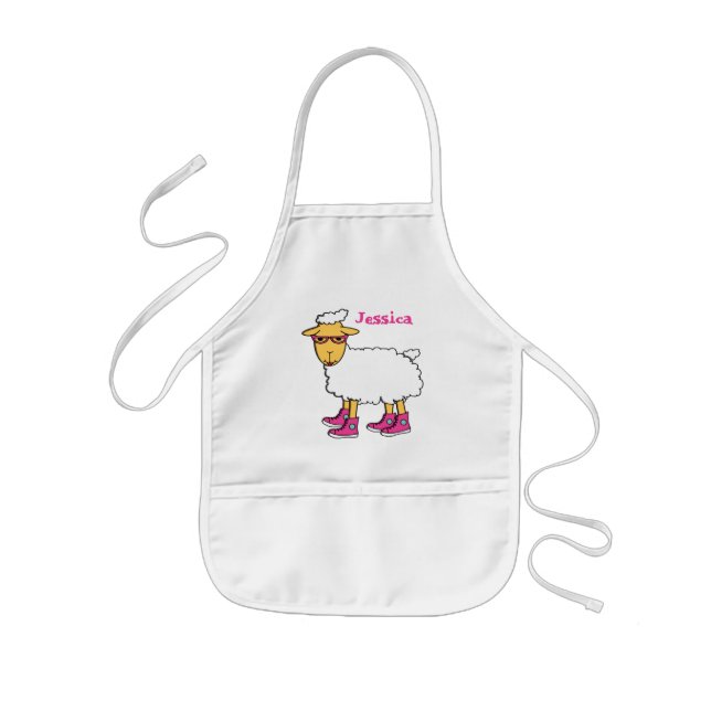 Ginny the sheep apron (Front)