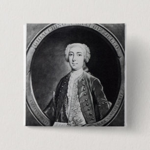 Gioacchino Conti, 'Gizziello', 2 Inch Square Button