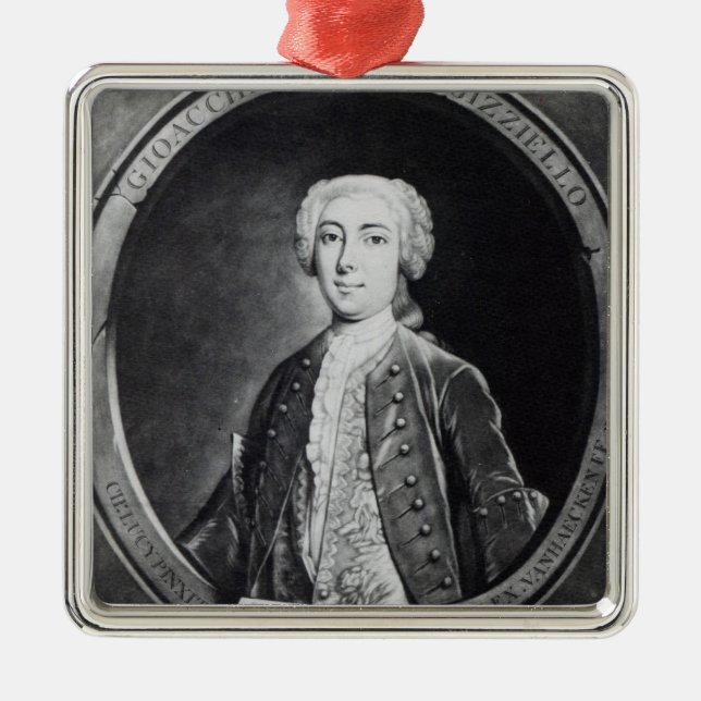 Gioacchino Conti, 'Gizziello', Metal Ornament (Front)