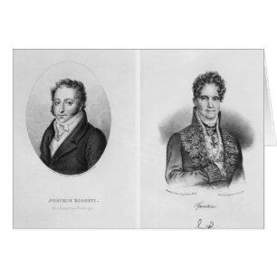 Gioacchino Rossini Gaspare engraved by