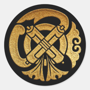 Gion Mamori Kamon in Gold Seal 