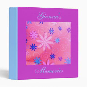 Gionna's, Memories Binder-Floral Design Binder