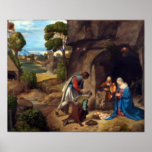 Giorgione Adoration of the Shepherds Poster