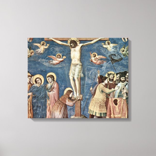 Giotto di Bondone - Crucifixion Canvas Print (Front)