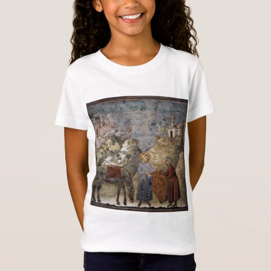 Giotto:St. Francis Giving his Mantle to a Poor Man T-Shirt