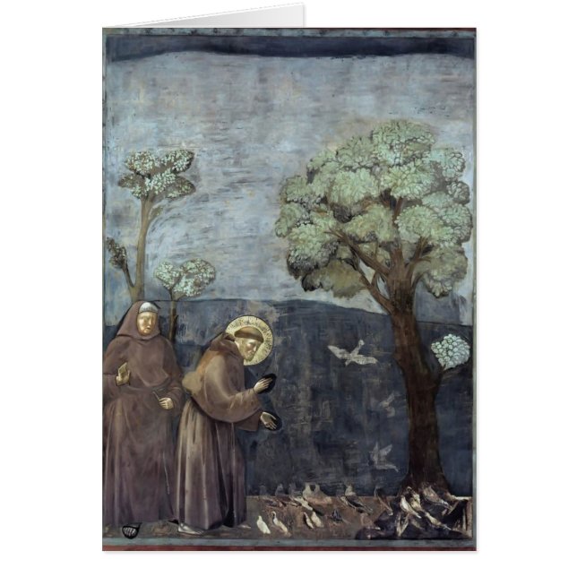 Giotto : St Francis prêchant aux oiseaux (Devant)
