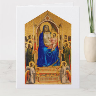 Giotto's Ognissanti (All Saints) Madonna Maestà, Card