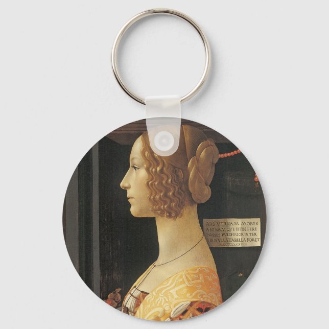 Giovanna degli Albizzi Tornabouni Keychain (Front)