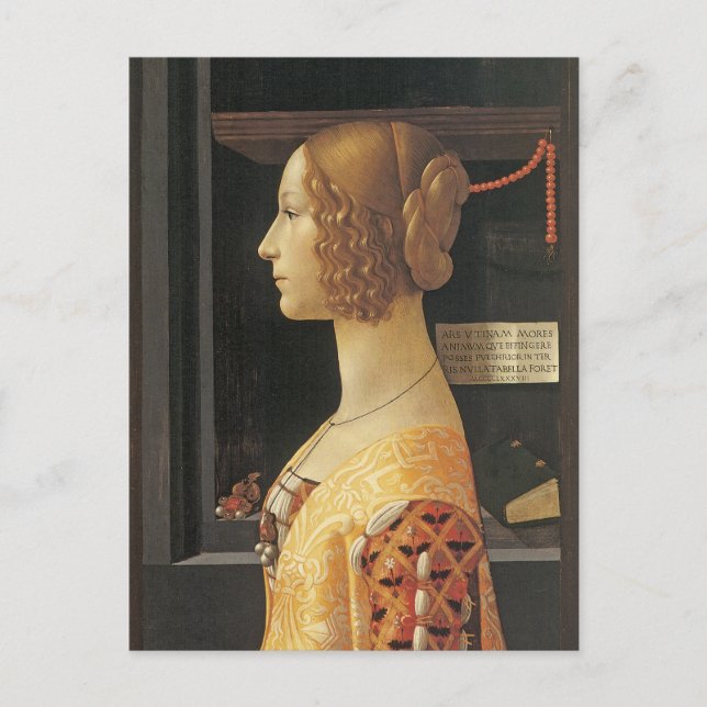 Giovanna degli Albizzi Tornabouni Postcard (Front)